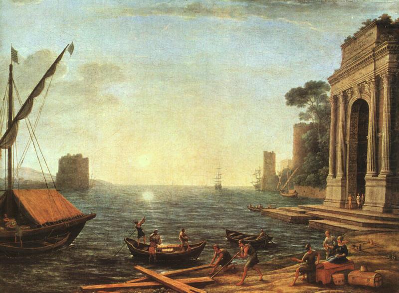 A Seaport, Claude Lorrain